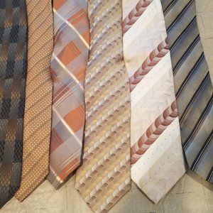 Lot of 6 Men's Ties